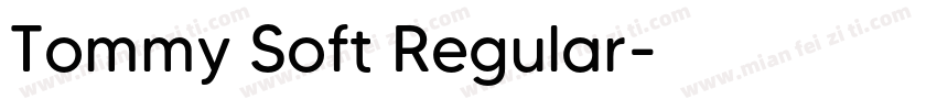 Tommy Soft Regular字体转换